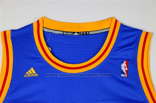 Maglia Golden State Warriors Stephen Curry #30 Retro Blu